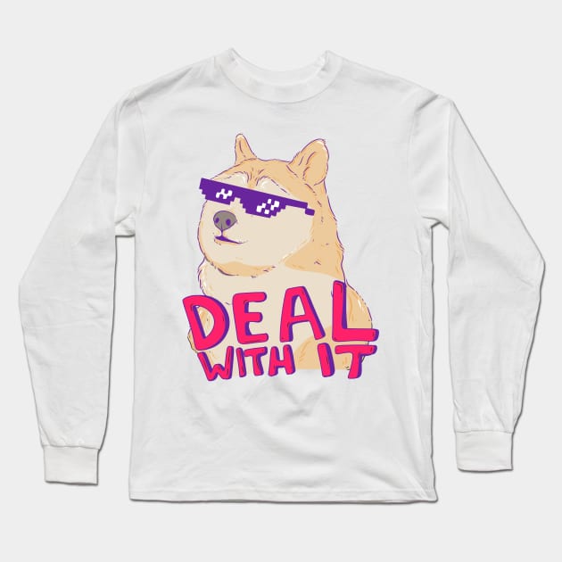 Deal with it Long Sleeve T-Shirt by Jess Adams